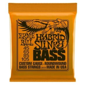BASS GTR STR SET 45/105 HYBRID SLINKY ORANGE