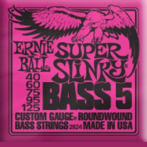 BASS GTR 5 STR SET 40/125 SUPER SLINKY PINK