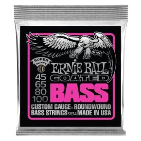 BASS GTR STR SET 45/100 SUPER SLINKY PINK
